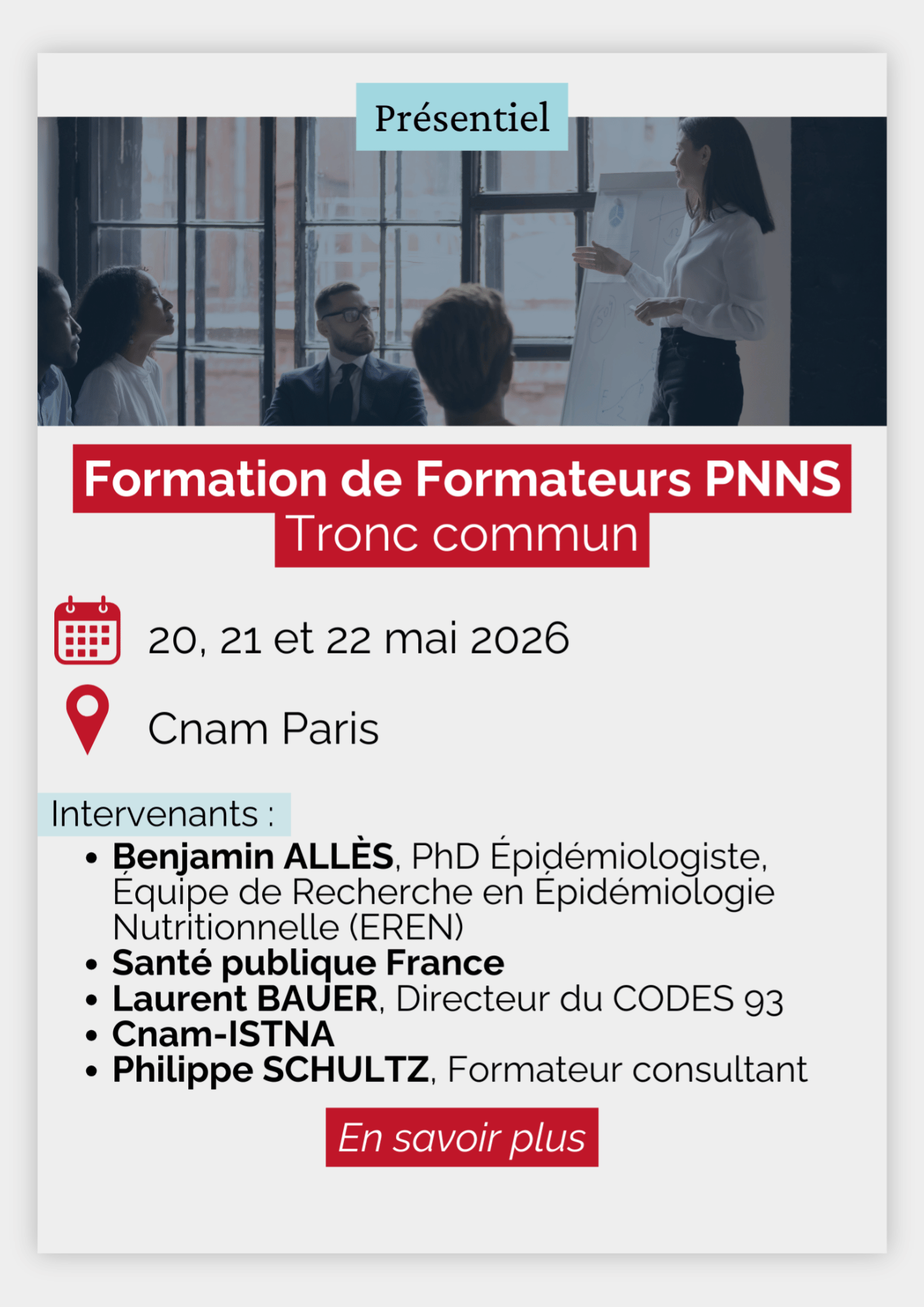 Formation de Formateurs PNNS Tronc commun