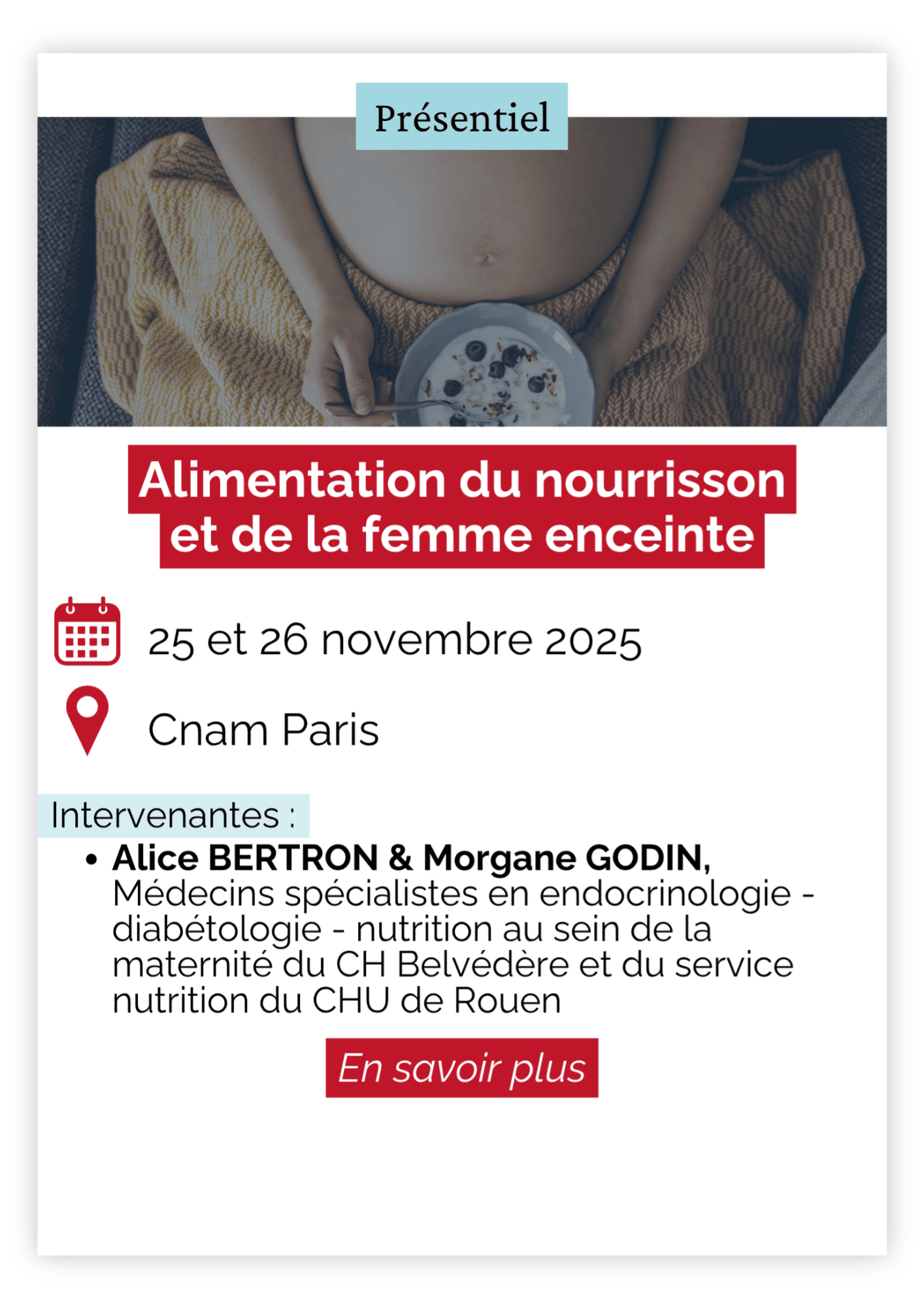 Alimentation du nourrisson et de la femme enceinte