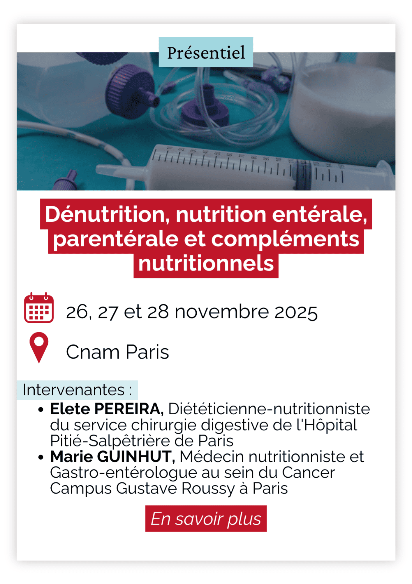 Dénutrition, nutrition entérale, parentérale et compléments nutritionnels