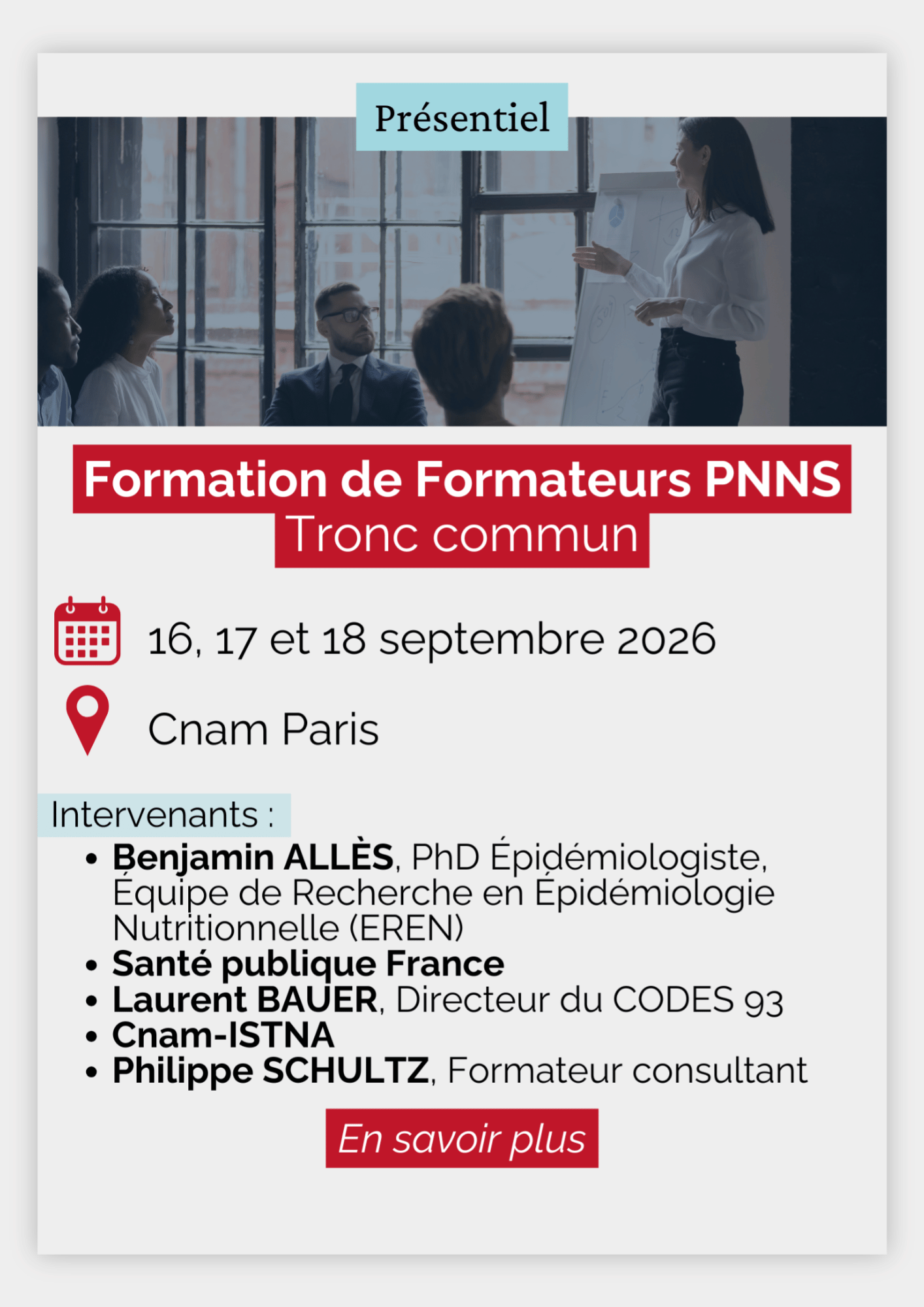 Formation de Formateurs PNNS Tronc commun