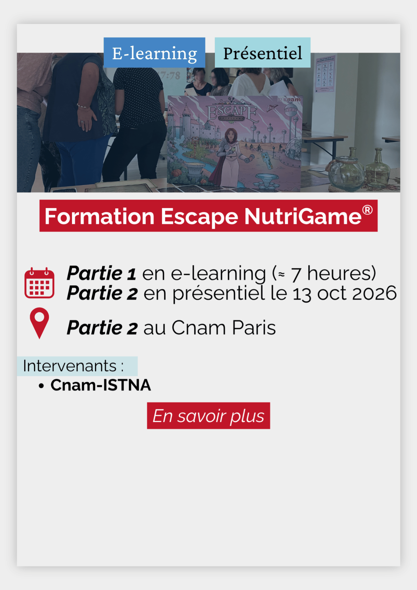Formation Escape NutriGame®