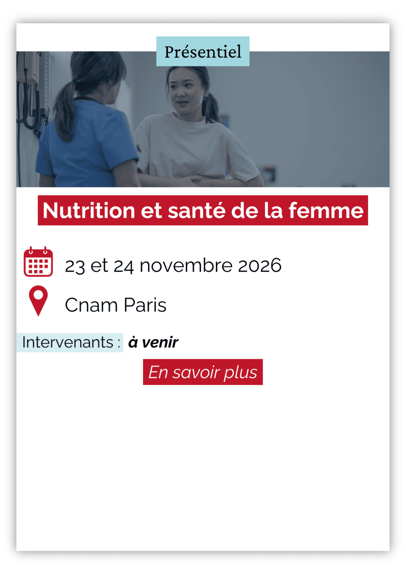 Nutrition et santé de la femme