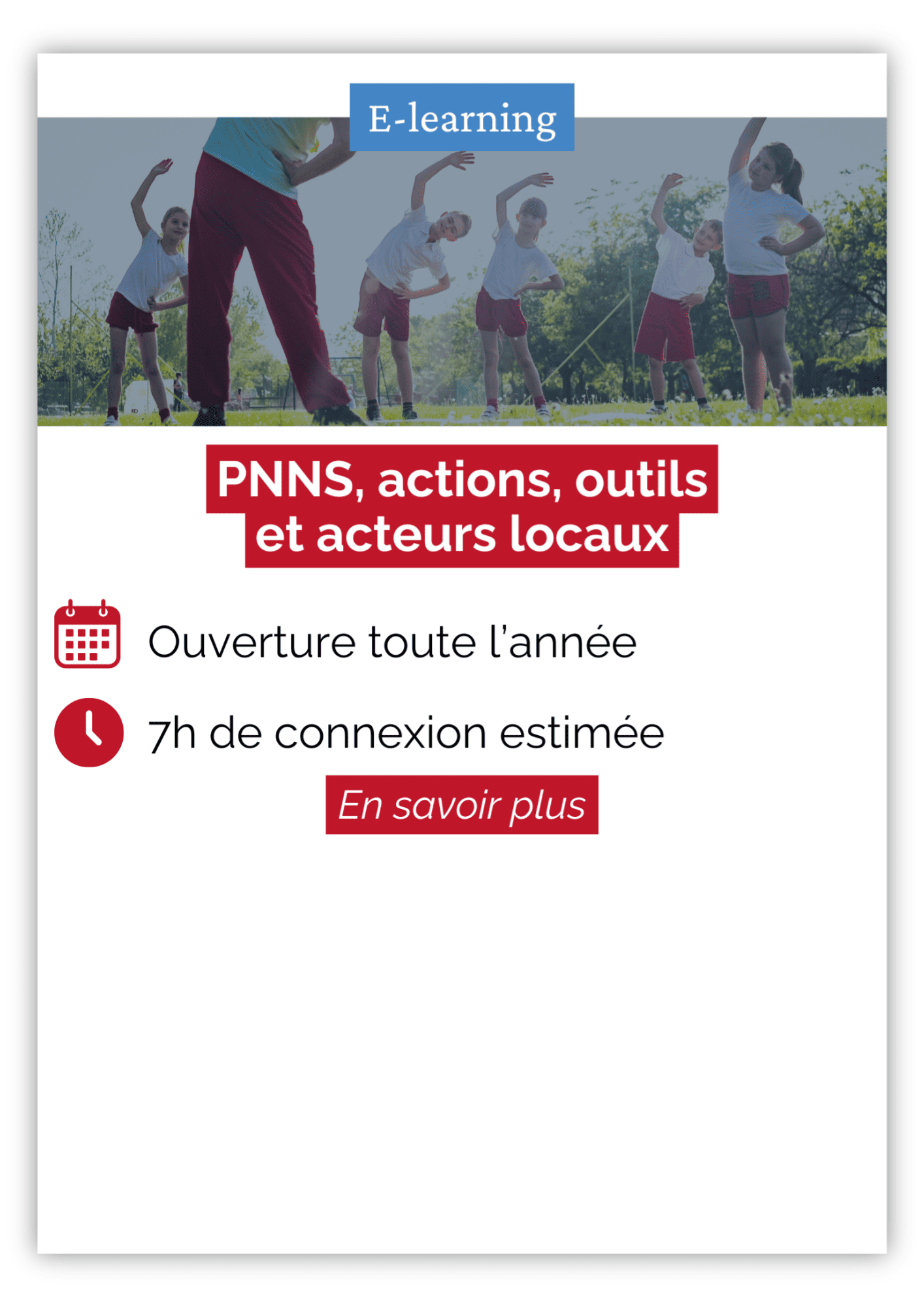 PNNS, actions, outils et acteurs locaux 