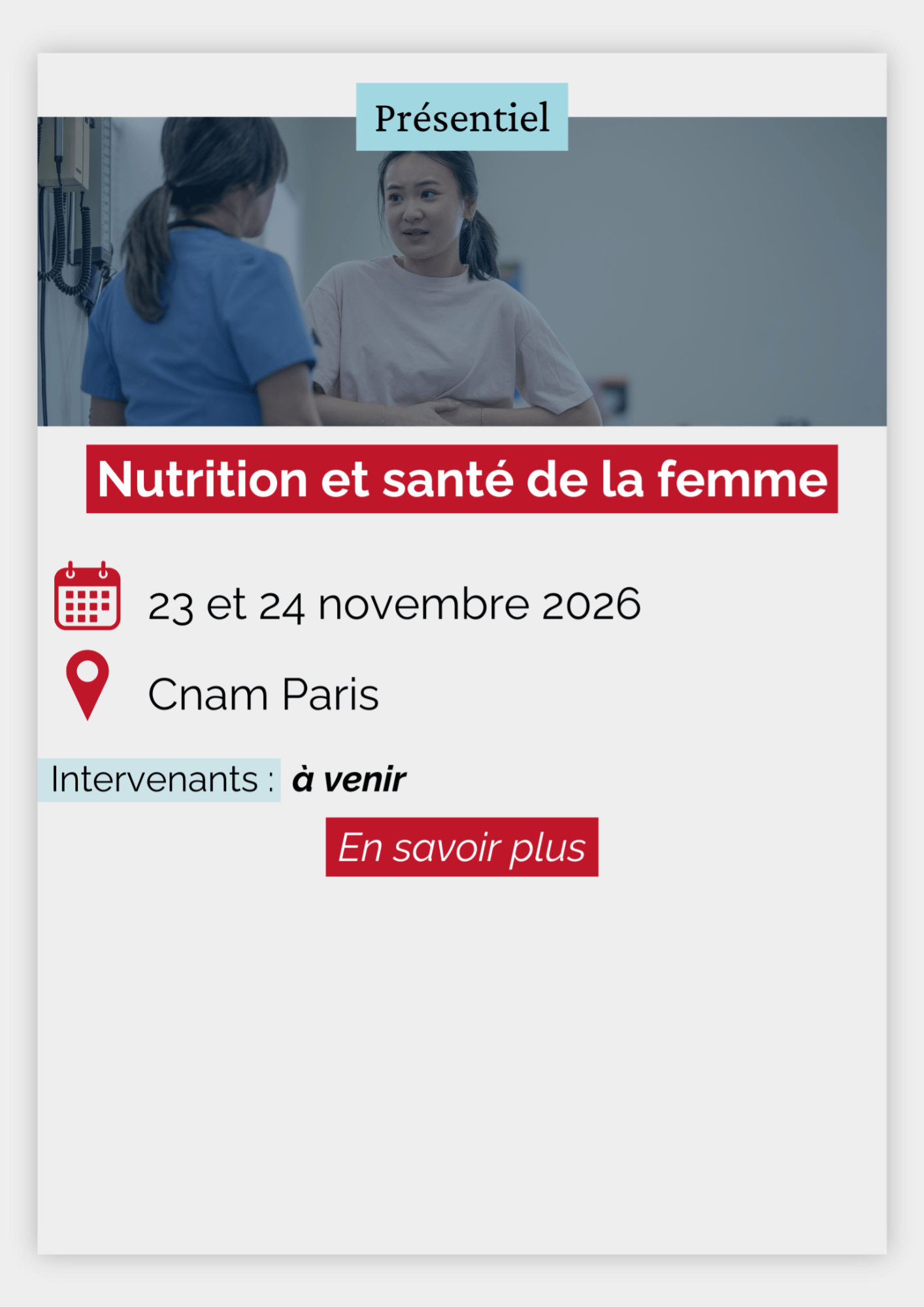 Nutrition et santé de la femme