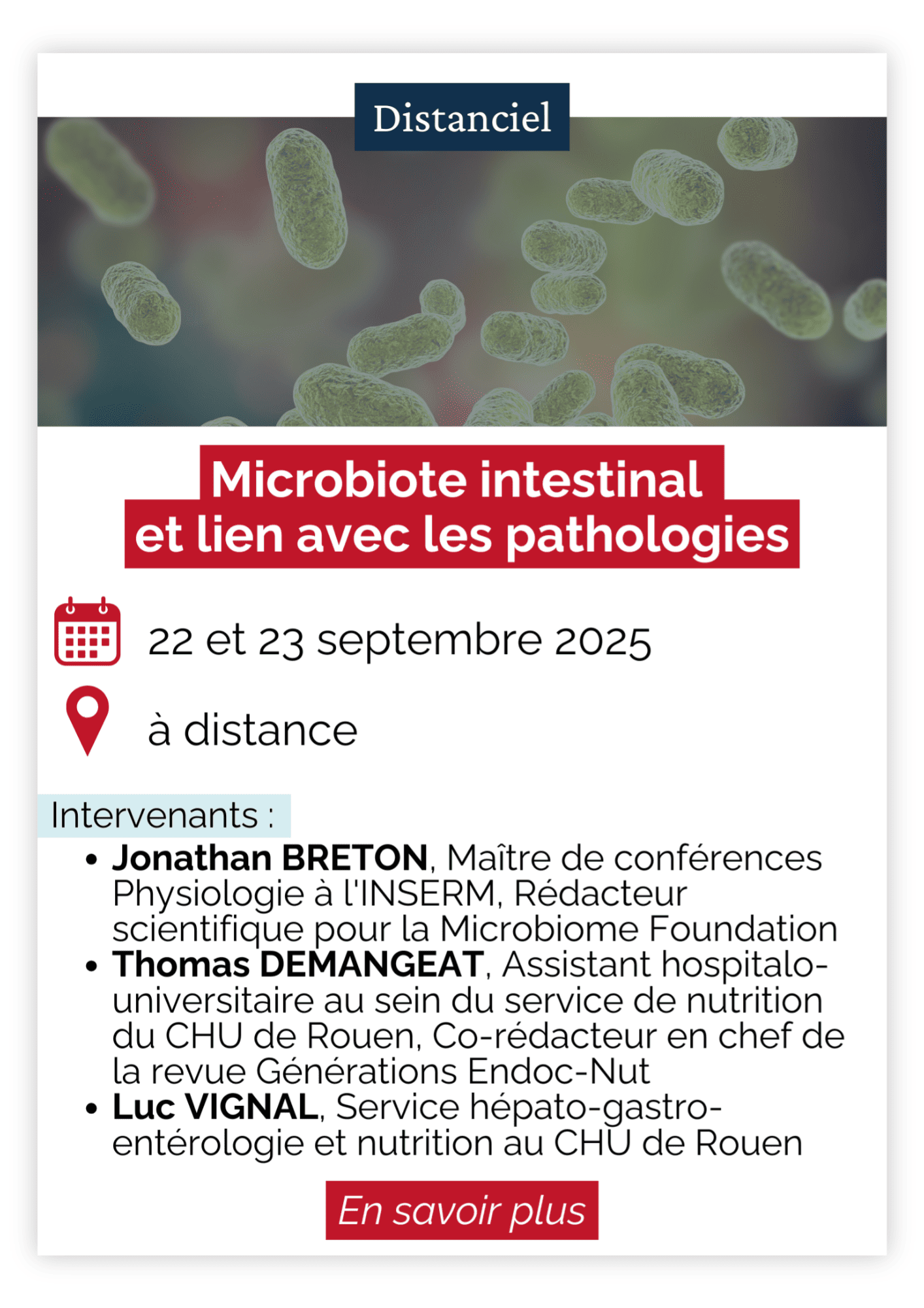 Microbiote intestinal et lien avec les pathologies