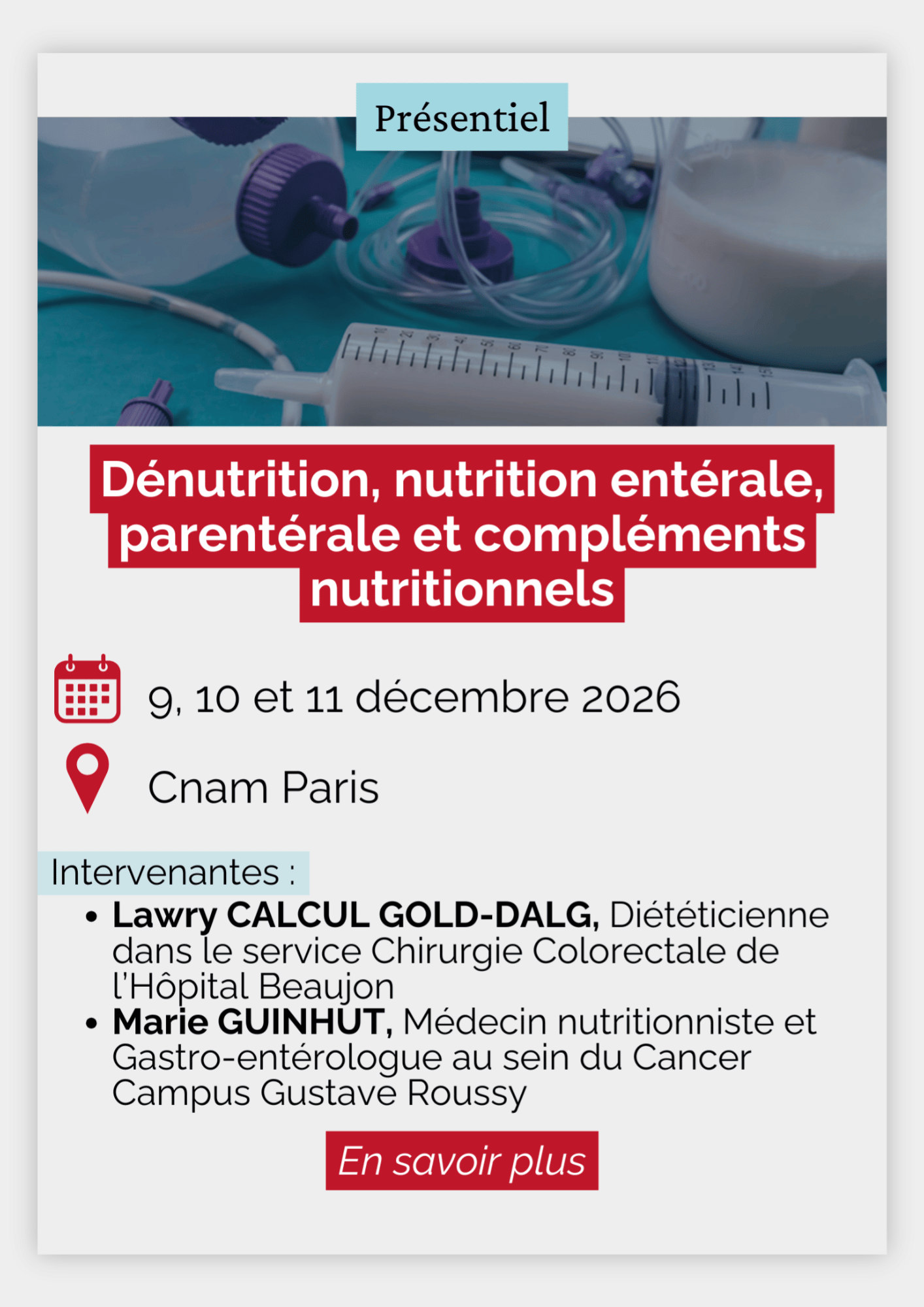 Dénutrition, nutrition entérale, parentérale et compléments nutritionnels