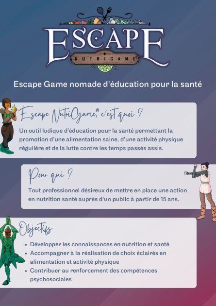 Flyer Escape NutriGame®