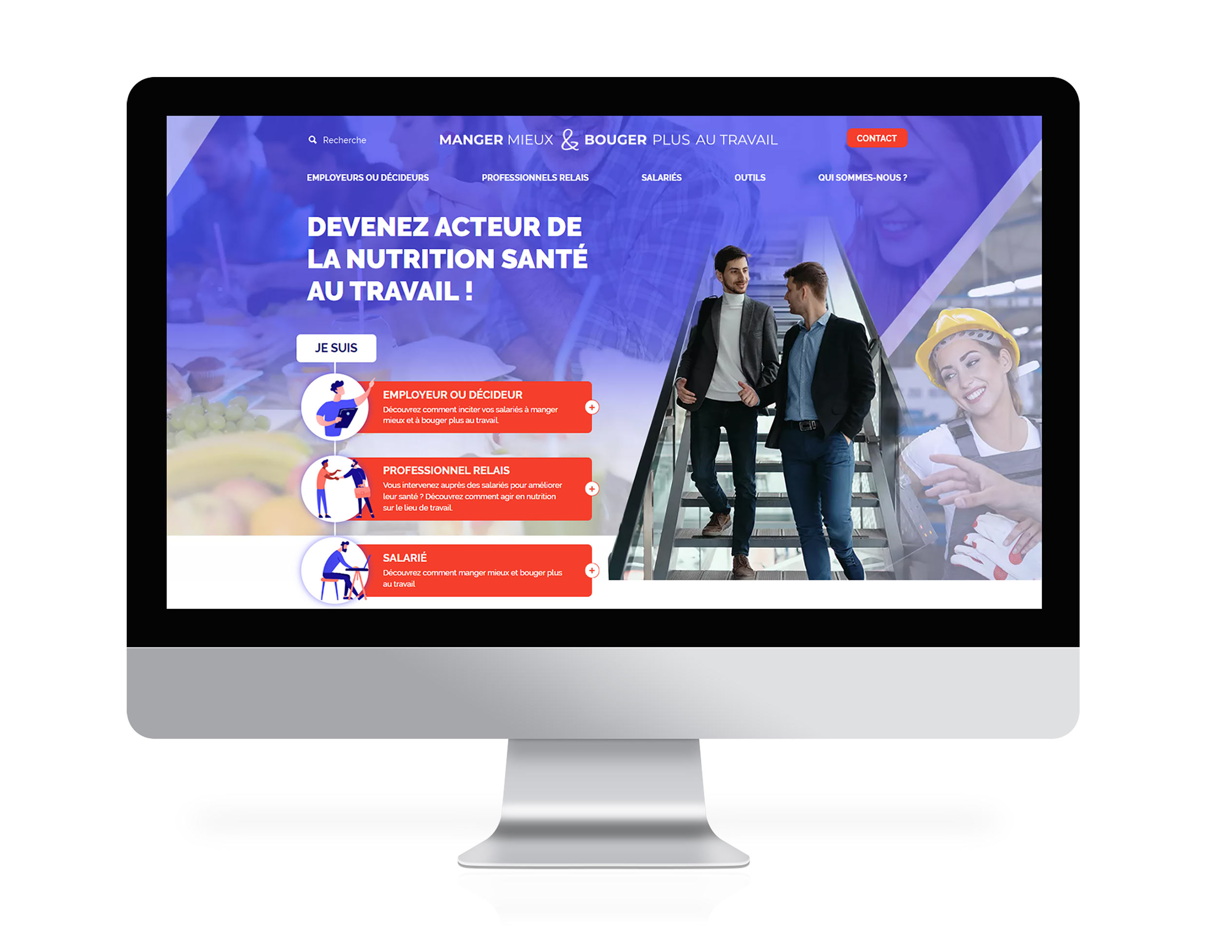 Manger mieux Bouger plus au travail animé par le Cnam-ISTNA