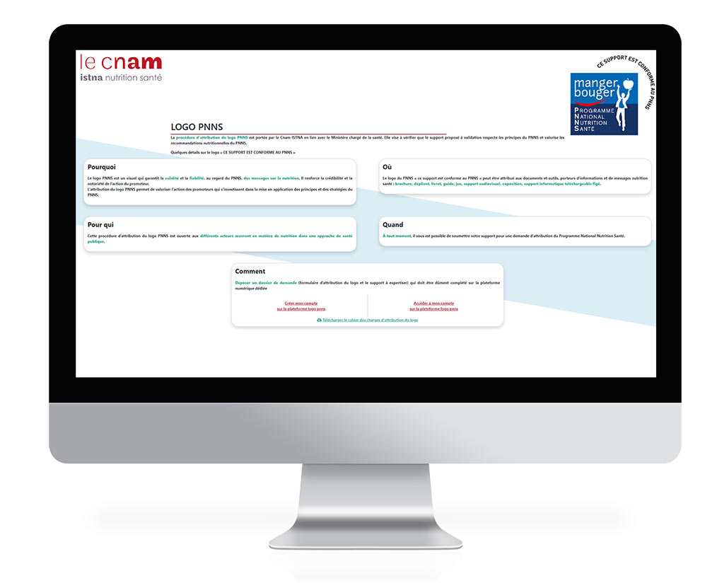 Attribution du logo PNNS
