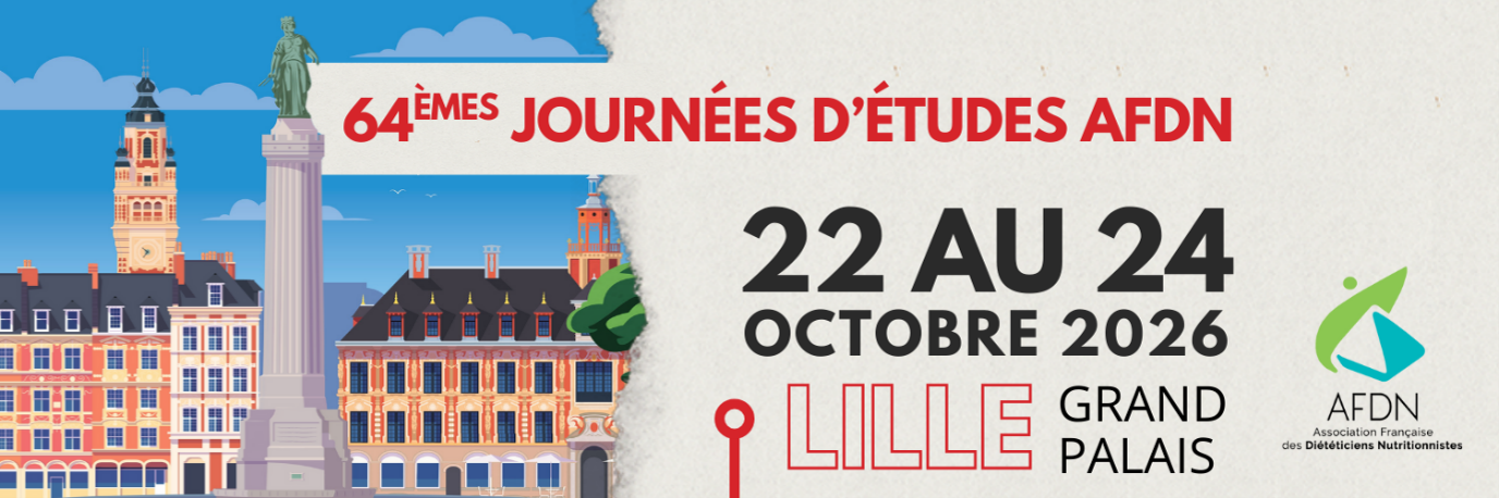 Journées d’Etudes de l’AFDN à Lille du 22 au 24 octobre à Lille