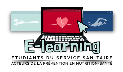 logo formation e-learning étudiants service sanitaire