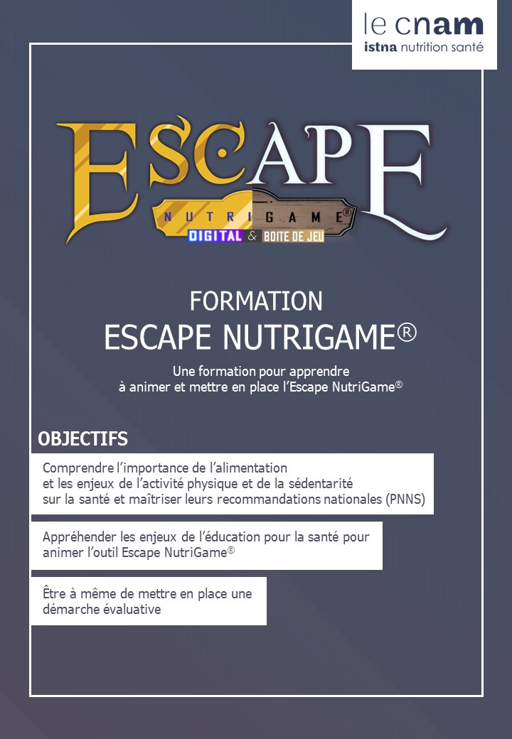 Formation Escape NutriGame®
