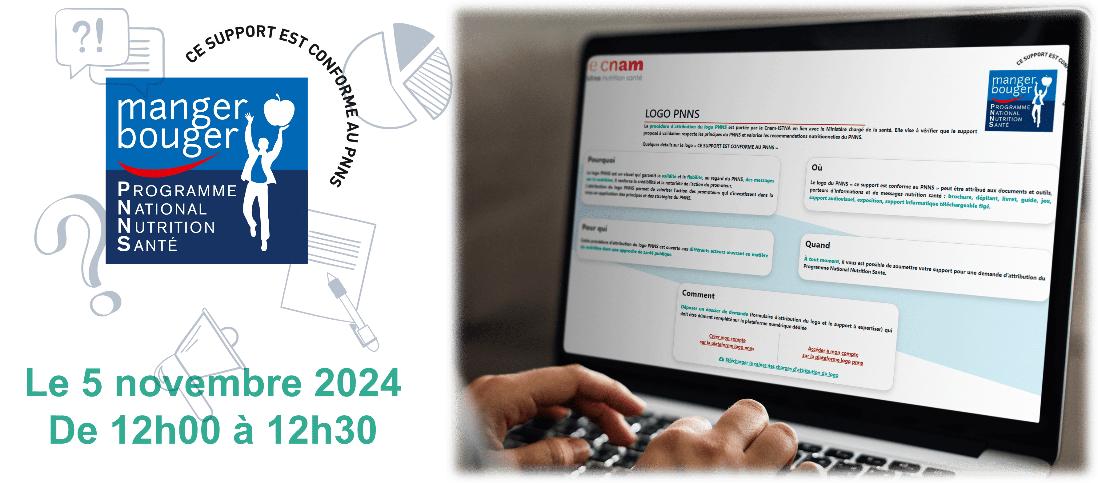 Webinaire procédure d’attribution du logo Programme national nutrition santé (PNNS) 